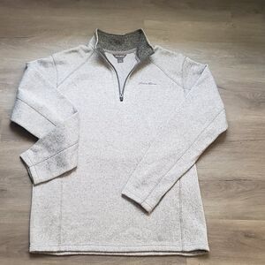 Eddie Bauer Quarter Zip Pullover Large